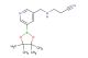 3-(((5-(4,4,5,5-tetramethyl-1,3,2-dioxaborolan-2-yl)pyridin-3-yl)methyl)amino)propanenitrile