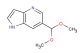 6-(dimethoxymethyl)-1H-pyrrolo[3,2-b]pyridine