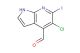 5-chloro-6-iodo-1H-pyrrolo[2,3-b]pyridine-4-carbaldehyde