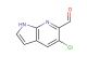 5-chloro-1H-pyrrolo[2,3-b]pyridine-6-carbaldehyde
