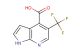 5-(trifluoromethyl)-1H-pyrrolo[2,3-b]pyridine-4-carboxylic acid