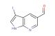3-iodo-1H-pyrrolo[2,3-b]pyridine-5-carbaldehyde