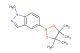 1-methyl-5-(tetramethyl-1,3,2-dioxaborolan-2-yl)-1H-indazole
