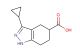 3-cyclopropyl-4,5,6,7-tetrahydro-1H-indazole-5-carboxylic acid