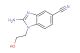 2-amino-1-(2-hydroxyethyl)-1H-benzo[d]imidazole-5-carbonitrile