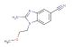 2-amino-1-(2-methoxyethyl)-1H-benzo[d]imidazole-5-carbonitrile