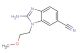 2-amino-1-(2-methoxyethyl)-1H-benzo[d]imidazole-6-carbonitrile