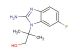 2-(2-amino-6-fluoro-1H-benzo[d]imidazol-1-yl)-2-methylpropan-1-ol