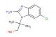2-(2-amino-6-chloro-1H-benzo[d]imidazol-1-yl)-2-methylpropan-1-ol