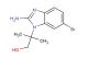 2-(2-amino-6-bromo-1H-benzo[d]imidazol-1-yl)-2-methylpropan-1-ol