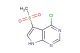 4-chloro-5-(methylsulfonyl)-7H-pyrrolo[2,3-d]pyrimidine