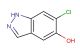 6-chloro-5-hydroxy-1H-indazole