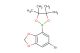 2-(6-bromobenzo[d][1,3]dioxol-4-yl)-4,4,5,5-tetramethyl-1,3,2-dioxaborolane