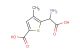 5-[amino(carboxy)methyl]-4-methylthiophene-2-carboxylic acid