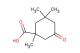 1,3,3-trimethyl-5-oxocyclohexane-1-carboxylic acid
