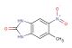 5-methyl-6-nitro-1,3-dihydro-benzimidazol-2-one
