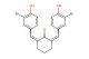 2,6-bis(3-bromo-4-hydroxybenzylidene)cyclohexanone