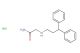 2-(3,3-diphenylpropylamino)acetamide hydrochloride