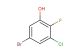 5-bromo-3-chloro-2-fluorophenol