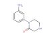 1-(3-aminophenyl)piperazin-2-one