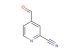2-cyanopyridine-4-carboxaldehyde