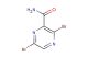3,6-dibromopyrazine-2-carboxamide