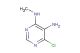 4-(methylamino)-5-amino-6-chloropyrimidine
