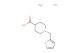 1-(thiophen-2-ylmethyl)piperidine-4-carboxylic acid hydrochloride hydrate