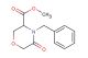 methyl 4-benzyl-5-oxomorpholine-3-carboxylate