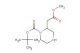 tert-butyl 2-(2-methoxy-2-oxoethyl)piperazine-1-carboxylate