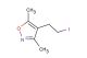 3,5-dimethyl-4-(2-iodoethyl)isoxazole