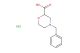 4-benzyl-2-morpholinecarboxylic acid hydrochloride