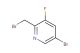 5-bromo-2-(bromomethyl)-3-fluoropyridine