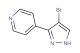 4-(4-bromo-1H-pyrazol-3-yl)pyridine