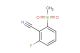 2-fluoro-6-(methylsulfonyl)benzonitrile