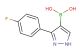 (3-(4-fluorophenyl)-1H-pyrazol-4-yl)boronic acid