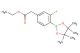 ethyl 2-(3-fluoro-4-(4,4,5,5-tetramethyl-1,3,2-dioxaborolan-2-yl)phenyl)acetate