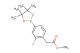 methyl 2-(2-fluoro-4-(4,4,5,5-tetramethyl-1,3,2-dioxaborolan-2-yl)phenyl)acetate