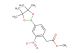 methyl 2-(2-nitro-4-(4,4,5,5-tetramethyl-1,3,2-dioxaborolan-2-yl)phenyl)acetate