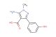 5-amino-3-(3-hydroxyphenyl)-1-methyl-1H-pyrazole-4-carboxylic acid