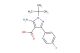 5-amino-1-(tert-butyl)-3-(4-fluorophenyl)-1H-pyrazole-4-carboxylic acid