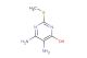 5,6-diamino-2-(methylthio)pyrimidin-4-ol
