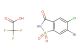 6-bromo-5-chlorobenzo[d]isothiazol-3(2H)-one 1,1-dioxide 2,2,2-trifluoroacetate