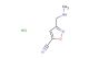 3-((methylamino)methyl)isoxazole-5-carbonitrile hydrochloride
