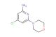 4-chloro-6-morpholinopyridin-2-amine