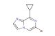 6-bromo-8-cyclopropylimidazo[1,2-a]pyrazine
