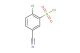 2-chloro-5-cyanobenzene-1-sulfonyl chloride