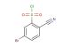 5-bromo-2-cyanobenzene-1-sulfonyl chloride