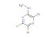 3,5-dibromo-6-chloro-N-methylpyrazin-2-amine