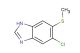5-chloro-6-(methylthio)-1H-benzo[d]imidazole